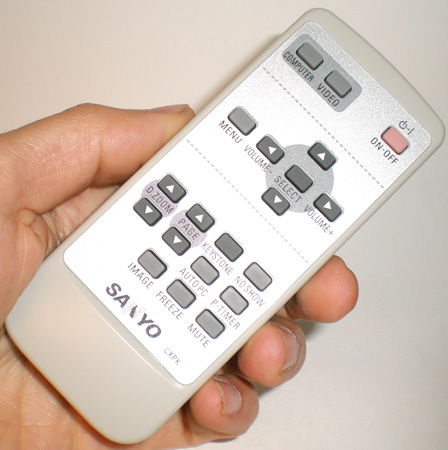 SANYO PLC-XU41 remote control