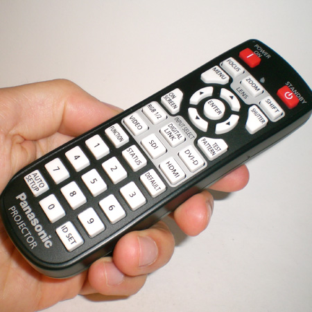 PANASONIC PT-RZ670 remote control