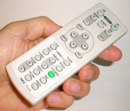NEC NP610S remote control