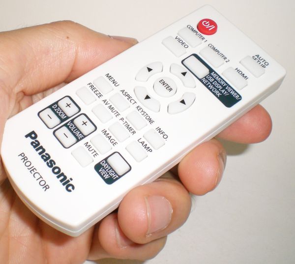 PANASONIC PT-TX340 remote control